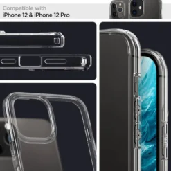 Spigen Iphone 12 Pro|Apple-Etui Ultra Hybrid iPhone 12 12 Pro Clear Przeźroczyste Case