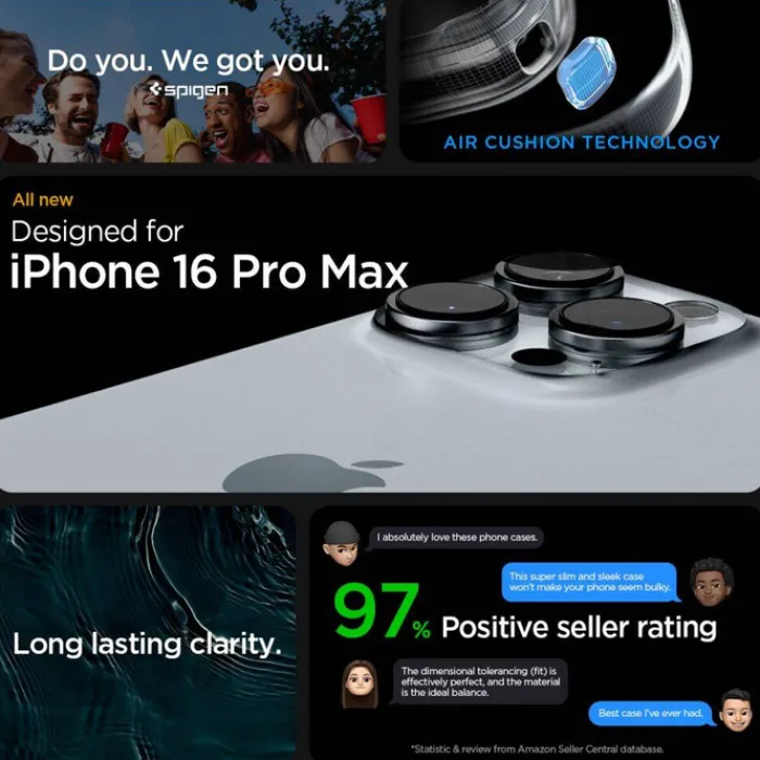 Spigen Iphone 16 Pro Max|Apple-ETUI ULTRA HYBRID IPHONE 16 PRO MAX SPACE CRYSTAL