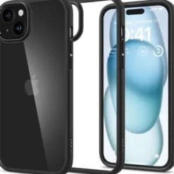 Spigen Iphone 15|Apple-Etui Ultra Hybrid iPhone 15 Matte Black Case