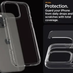 Spigen Apple|Iphone 16 Pro-ETUI ULTRA HYBRID IPHONE 16 PRO CRYSTAL CLEAR