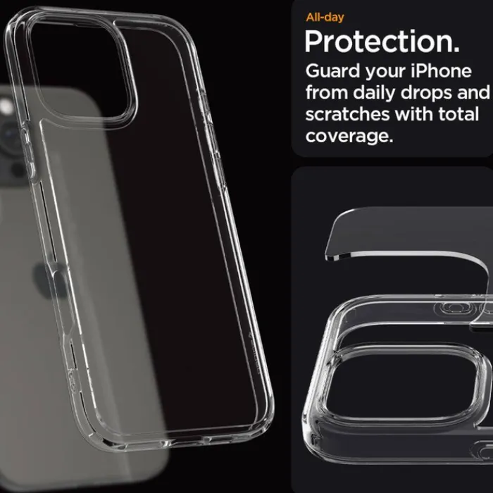 Spigen Apple|Iphone 16 Pro-ETUI ULTRA HYBRID IPHONE 16 PRO CRYSTAL CLEAR