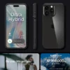 Spigen Iphone 15 Pro|Iphone 15 Pro-Etui Ultra Hybrid iPhone 15 Pro Matte Black