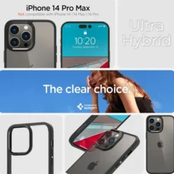Spigen Iphone 14 Pro Max|Apple-Etui Ultra Hybrid iPhone 14 Pro Max Matte Black