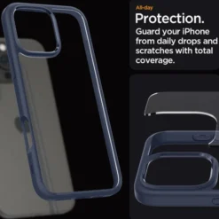Spigen Iphone 16 Pro Max|Apple-Etui Ultra Hybrid Iphone 16 Pro Max Navy Blue