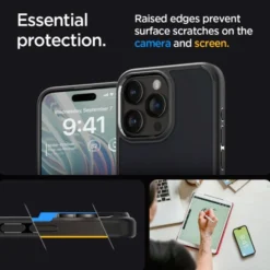 Spigen Iphone 15 Pro|Iphone 15 Pro-Etui Ultra Hybrid iPhone 15 Pro Frost Black Case