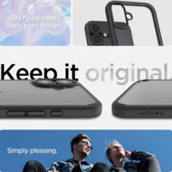 Spigen Iphone 16 Plus|Apple-Etui ULTRA HYBRID IPHONE 16 PLUS MATTE BLACK