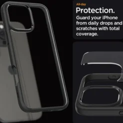 Spigen Apple|Iphone 16 Pro-ETUI ULTRA HYBRID IPHONE 16 PRO MATTE BLACK