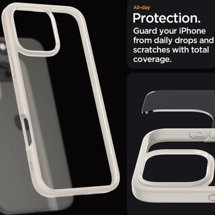 Spigen Apple|Iphone 16 Pro-ETUI ULTRA HYBRID IPHONE 16 PRO NATURAL TITANIUM