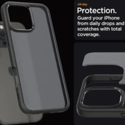 Spigen Apple|Iphone 16 Pro-ETUI ULTRA HYBRID IPHONE 16 PRO FROST BLACK