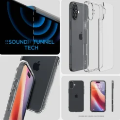 Spigen Iphone 16 Plus|Apple-Etui ULTRA HYBRID IPHONE 16 PLUS CRYSTAL CLEAR