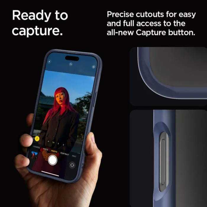 Spigen Apple|Iphone 16 Pro-ETUI ULTRA HYBRID IPHONE 16 PRO NAVY BLUE