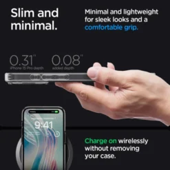 Spigen Iphone 15 Pro|Iphone 15 Pro-Etui ULTRA HYBRID IPHONE 15 PRO SPACE CRYSTAL