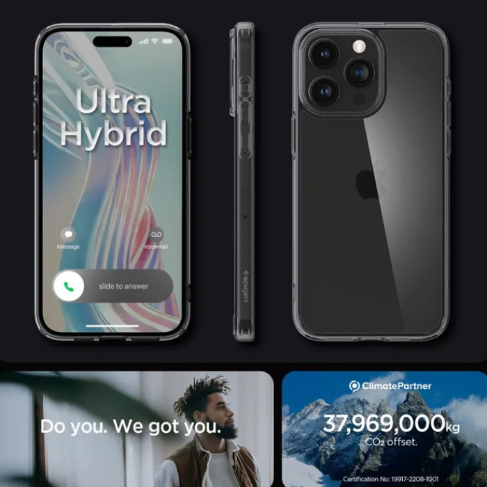 Spigen Iphone 15 Pro|Iphone 15 Pro-Etui ULTRA HYBRID IPHONE 15 PRO SPACE CRYSTAL