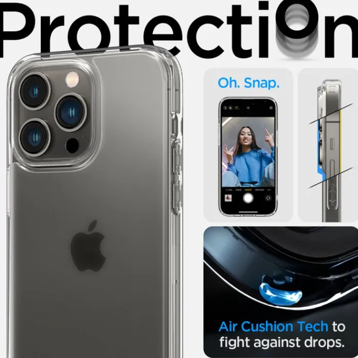Spigen Iphone 14 Pro|Apple-Etui Ultra Hybrid iPhone 14 Pro Frost Clear