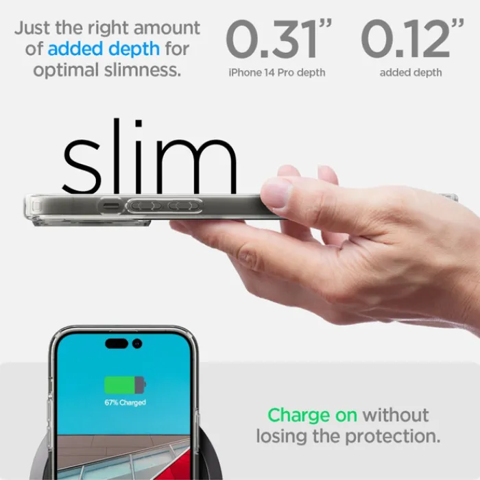 Spigen Iphone 14 Pro|Apple-Etui Ultra Hybrid iPhone 14 Pro Frost Clear