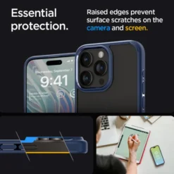 Spigen Iphone 15 Pro|Iphone 15 Pro-Etui Ultra Hybrid iPhone 15 Pro Navy Blue