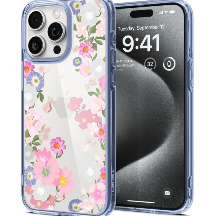 Spigen Iphone 15 Pro|Iphone 15 Pro-Etui Ultra Hybrid iPhone 15 Pro Blossom
