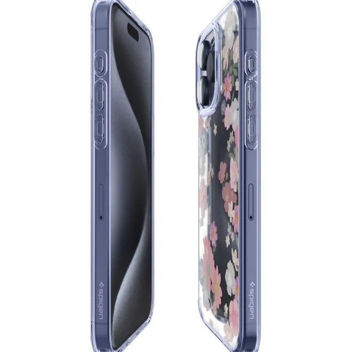 Spigen Iphone 15 Pro|Iphone 15 Pro-Etui Ultra Hybrid iPhone 15 Pro Blossom
