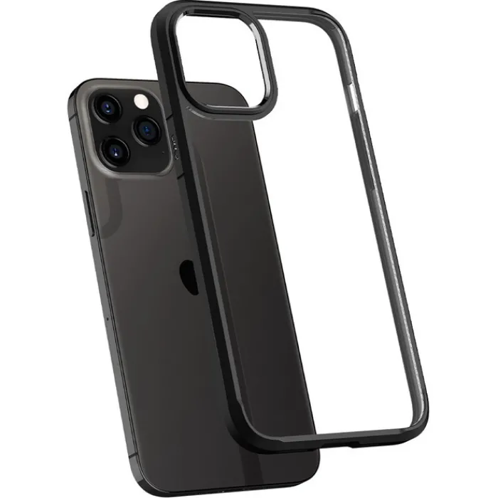 Spigen Iphone 12 Pro|Apple-Etui Ultra Hybrid iPhone 12 12 Pro Matte Black Czarne Case