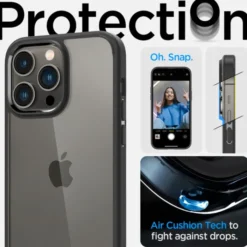 Spigen Iphone 14 Pro|Apple-Etui Ultra Hybrid iPhone 14 Pro Matte Black