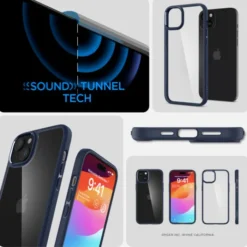 Spigen Iphone 15|Apple-Etui Ultra Hybrid iPhone 15 Navy Blue