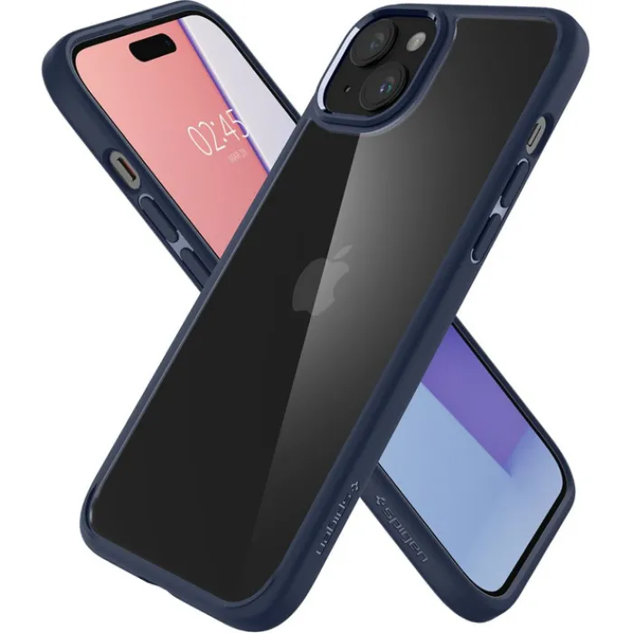 Spigen Iphone 15|Apple-Etui Ultra Hybrid iPhone 15 Navy Blue