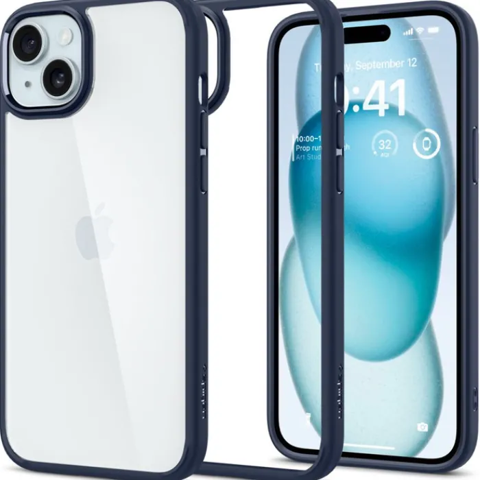 Spigen Iphone 15|Apple-Etui Ultra Hybrid iPhone 15 Navy Blue