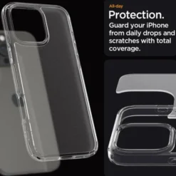 Spigen Iphone 16 Pro Max|Apple-Etui Ultra Hybrid Iphone 16 Pro Max Frost Clear