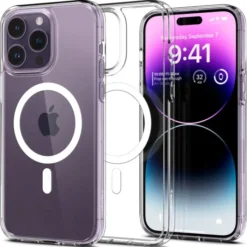 Spigen Iphone 14 Pro Max|Apple-Etui Ultra Hybrid Mag Magsafe iPhone 14 Pro Max White/Clear Case