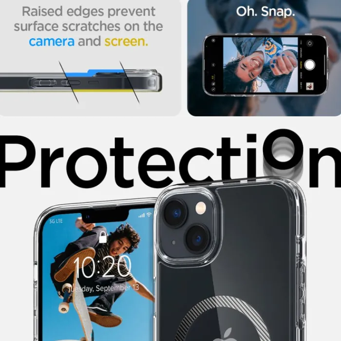 Spigen Iphone 14 Plus|Apple-Etui Ultra Hybrid Mag Magsafe iPhone 14 Plus Carbon Fiber Case