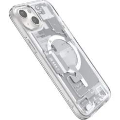 Spigen Iphone 15 Plus|Apple-Etui Ultra Hybrid Mag Magsafe iPhone 15 Plus Zero One White Case