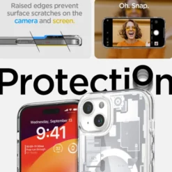Spigen Iphone 15 Plus|Apple-Etui Ultra Hybrid Mag Magsafe iPhone 15 Plus Zero One White Case
