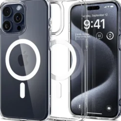 Spigen Iphone 15 Pro|Iphone 15 Pro-Etui Ultra Hybrid Mag Magsafe iPhone 15 Pro White Case