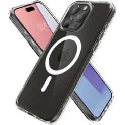 Spigen Iphone 15 Pro Max|Iphone 15 Pro Max-Etui Ultra Hybrid Mag Magsafe iPhone 15 Pro Max White/Clear Case