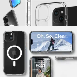 Spigen Iphone 15|Iphone 15-Etui Ultra Hybrid Mag Magsafe iPhone 15 White Case