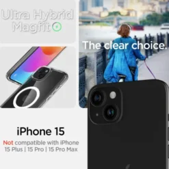Spigen Iphone 15|Iphone 15-Etui Ultra Hybrid Mag Magsafe iPhone 15 White Case