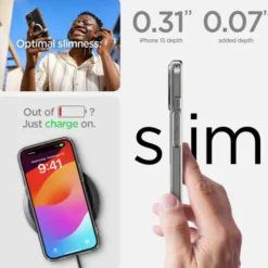 Spigen Iphone 15|Iphone 15-Etui Ultra Hybrid Mag Magsafe iPhone 15 White Case