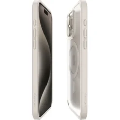 Spigen Iphone 15 Pro|Iphone 15 Pro-Etui Ultra Hybrid Mag Magsafe iPhone 15 Pro Frost Natural Titanium Case