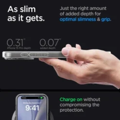 Spigen Iphone 15 Pro|Iphone 15 Pro-Etui Ultra Hybrid Mag Magsafe iPhone 15 Pro Zero One White Case