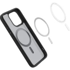 Spigen Iphone 15 Pro|Iphone 15 Pro-Etui Ultra Hybrid Mag Magsafe iPhone 15 Pro Frost Black Case