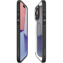 Spigen Iphone 15 Pro|Iphone 15 Pro-Etui Ultra Hybrid Mag Magsafe iPhone 15 Pro Frost Black Case