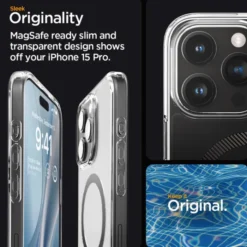 Spigen Iphone 15 Pro|Iphone 15 Pro-Etui Ultra Hybrid Mag Magsafe iPhone 15 Pro Carbon Fiber Case