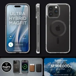 Spigen Iphone 15 Pro|Iphone 15 Pro-Etui Ultra Hybrid Mag Magsafe iPhone 15 Pro Carbon Fiber Case