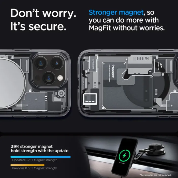 Spigen Iphone 15 Pro|Iphone 15 Pro-Etui Ultra Hybrid Mag Magsafe iPhone 15 Pro Zero One Case