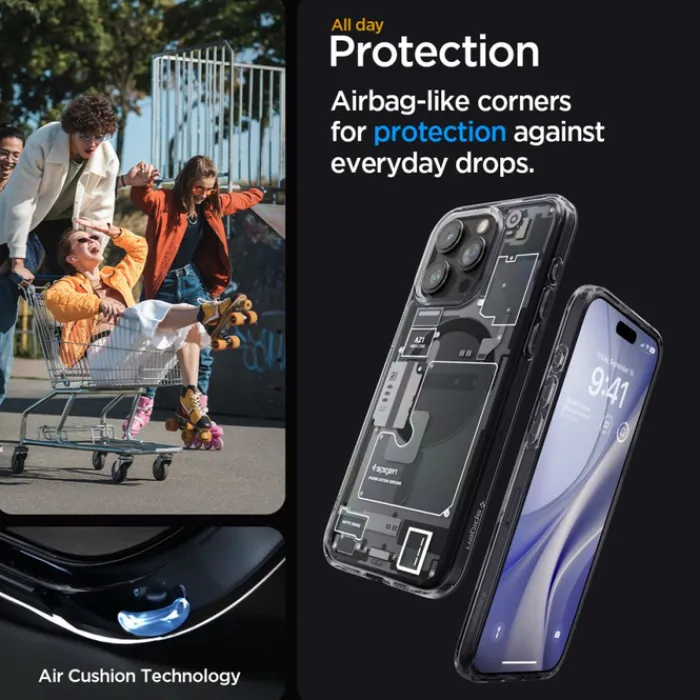 Spigen Iphone 15 Pro|Iphone 15 Pro-Etui Ultra Hybrid Mag Magsafe iPhone 15 Pro Zero One Case