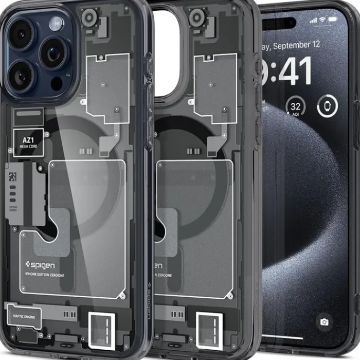 Spigen Iphone 15 Pro|Iphone 15 Pro-Etui Ultra Hybrid Mag Magsafe iPhone 15 Pro Zero One Case