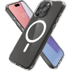 Spigen Iphone 15 Pro|Iphone 15 Pro-Etui Ultra Hybrid Mag Magsafe iPhone 15 Pro Frost Clear Case