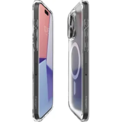 Spigen Iphone 15 Pro|Iphone 15 Pro-Etui Ultra Hybrid Mag Magsafe iPhone 15 Pro Frost Clear Case