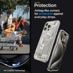 Spigen Iphone 15 Pro|Iphone 15 Pro-Etui Ultra Hybrid Mag Magsafe Iphone 15 Pro Zero One Natural Titanium