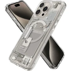 Spigen Iphone 15 Pro|Iphone 15 Pro-Etui Ultra Hybrid Mag Magsafe Iphone 15 Pro Zero One Natural Titanium